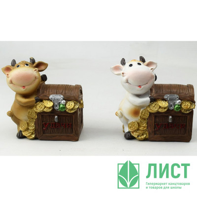 Копилка СГ "Бычок" 9,5см в ассортименте арт.753534 Копилка СГ "Бычок" 9,5см в ассортименте арт.753534