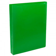 Папка с прижимом А4 16мм пластиковая  0,5мм зеленая (Buro) арт.ECB04CGREEN