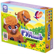 Гуашь 12 цветов ЛУЧ ZOO 15мл арт.19С 1252-08