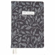 Ежедневник недатированный "deVENTE. Lilian" A5 (145 ммx205 мм) 320 стр, белая бумага 70 г/м², печать в 2 краски, твердая обложка из искусственной кожи, аппликация, шелкография, перфорация, закругленные уголки, 2 ляссе, в термоусадочной пленке, серый