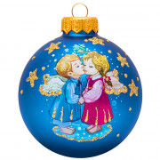 Шар стекло 08см "Ангелочек нежный" п/у арт.КУ-80-234069