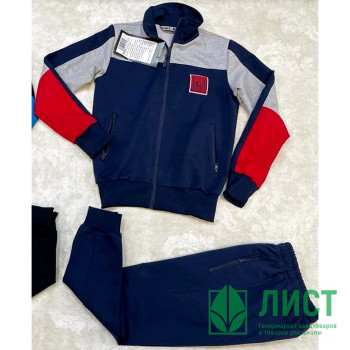 Костюм спортивный для мальчика арт.Т-0230 размер 30/116-42/158 трикотажный цвет синий/красный Костюм спортивный для мальчика арт.Т-0230 размер 30/116-42/158 трикотажный цвет синий/красный