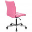 Кресло офисное детское Бюрократ б/п кожзам, розовый Velvet 36 CH-330M - 