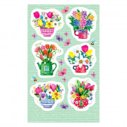 Наклейки Букет цветов (Мир открыток) арт.0-11-534