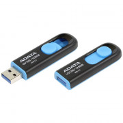 Флеш диск 128GB USB 3.0 A-DATA UV128, черный/синий