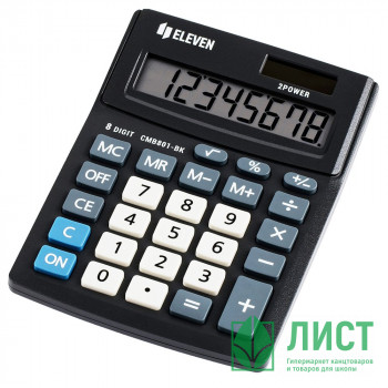 Калькулятор настольный 8 разрядов ELEVEN  Business Line 137*102*31 (СМВ801ВК)) (Ст.1) Калькулятор настольный 8 разрядов ELEVEN  Business Line 137*102*31 (СМВ801ВК)) (Ст.1)