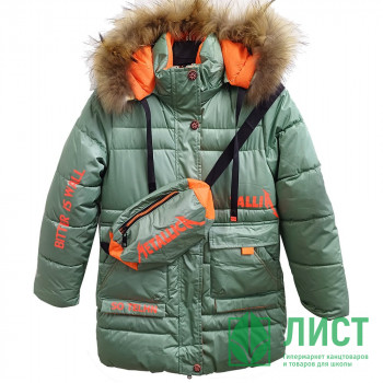 Куртка зимняя для девочки (MULTIBREND) арт.lfy-Z-2313-1 цвет мятный Куртка зимняя для девочки (MULTIBREND) арт.lfy-Z-2313-1 цвет мятный