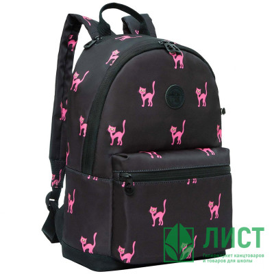 Рюкзак для девочек (Grizzly) арт.RXL-323-3/1 котики фуксия 26х38х12 см Рюкзак для девочек (Grizzly) арт.RXL-323-3/1 котики фуксия 26х38х12 см