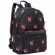 Рюкзак для девочек (Grizzly) арт.RXL-323-3/1 котики фуксия 26х38х12 см