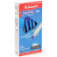 Ручка шариковая не прозрачный корпус (Luxor) "InkGlide 100 Icy" синяя, масляная, игольчатый стержень, трехгранный корпус, 0,7мм арт.16602OR/50BX (Ст.50) - 