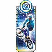 Закладка-магнит (ФДА-card) Велосипедист арт D-348