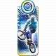 Закладка-магнит (ФДА-card) Велосипедист арт D-348