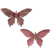 Украшение декоративное "Бабочка" на клипсе 02,5см цв.асс. арт.776438