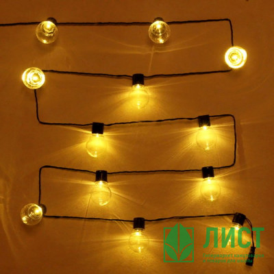 Гирлянда эл.уличная фигурная 05м 20LED (тем.провод) цв.т.белый арт.183-230 Гирлянда эл.уличная фигурная 05м 20LED (тем.провод) цв.т.белый арт.183-230