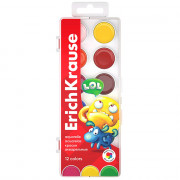 Акварельные краски 12 цветов (ErichKrause) Jolly Friends пластиковая коробка без кисти арт 61366