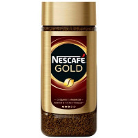 Кофе Nescafe Gold 095гр (+молотый/банка стекло) (Ст.12)