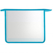 Папка школьная для тетрадей А5 на молнии Оникс прозрачная  Тиффани арт.ПТ-750