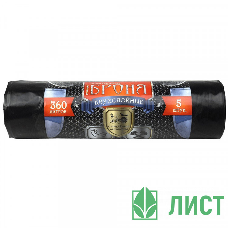 Мешки д/м, 360 л, РОМАШКА 60 мкм (рул.5 шт), ПВД, 120*160