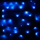 Гирлянда электрическая для дома точечная 9,5м 100LED цвет синий (зеленый провод) 8режимов арт.129-027