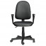 Кресло для оператора пластик/кожзам PRESTIGE черный (Z-01/Z-11/К-3) - 