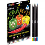 Набор карандашей цветных (deVENTE) пластиковые Juicy Black 18 цветов 2М 3мм арт.5023119