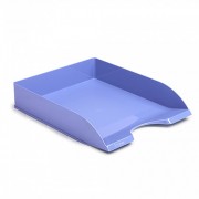 Лоток для бумаг литой 1 секция  голубой пастель СТАММ ДЕЛЬТА арт.ЛТ640 (Ст.18)