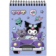 Блокнот А6  мягкая обложка на гребне 60 листов (CENTRUM) Куроми арт.77256