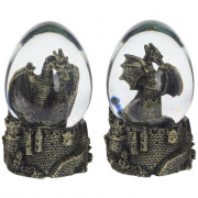 Статуэтка декоративная в стеклянном шаре "Дракон" 10,5см асс. арт.791601