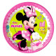 Тарелки бумажные Малышка Минни Помощница 08шт/наб. D-23см арт.4878606