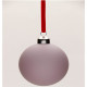 Шар пластик 06см матовый цв.бледно красно-фиолетовый 117 арт.РШ5317