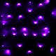 Гирлянда электрическая для дома точечная 9,5м 100LED цвет фиолетовый (зеленый провод) 8режимов арт.129-030