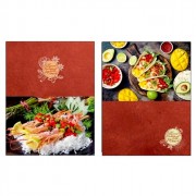 Записная книжка для кулинарных рецептов А6 твердая обложка 80 листов (BG) Люблю готовить! матовая ламинация ассорти арт 6996
