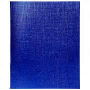 Тетрадь А5 клетка 48 листов бумвинил скоба (Hatber) Metallic Синяя арт 48Т5бвВ1