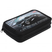 Пенал 2 отделения (Hatber) Car of the future 190х110мм глянцевая ламинация с таблицей умножения арт.NPn_47116