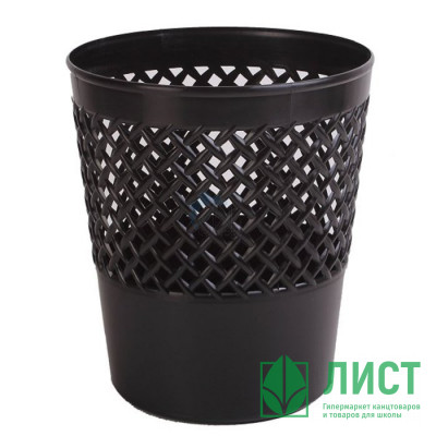 Корзина для мусора 12л решетчатая черная deVENTE арт.4106501 (Ст.12) Корзина для мусора 12л решетчатая черная deVENTE арт.4106501 (Ст.12)
