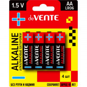 Батарейка LR06 deVENTE.Alkaline BL4 (цена за упаковку) арт.9010106