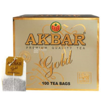 Чай Акбар 100пак. "Голд" черный (Ст.6)