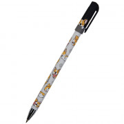 Ручка шариковая не прозрачный корпус (BrunoVisconti) HappyWrite. Друзья. Корги,  синяя 0.5 мм арт.20-0215/34  (Ст.24)