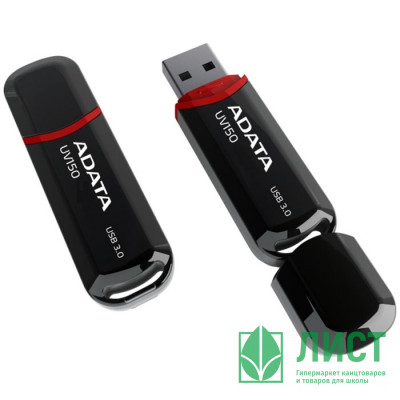 Флеш диск 32GB USB 3.0 A-DATA UV150, черный Флеш диск 32GB USB 3.0 A-DATA UV150, черный