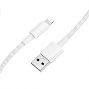 Кабель USB - Lightning BOROFONE BX117 Source, 1м, белый