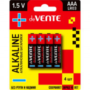 Батарейка LR03 deVENTE.Alkaline BL4 (цена за упаковку) арт.9010107