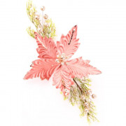 Украшение декоративное "Цветок" 37см розовый арт.86984