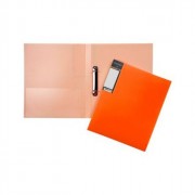 Папка на 2-х кольцах А4 25мм D-16мм пластик 0,7мм, оранжевая, карман, Hatber DIAMOND NEON арт.2AB4_02035 (Ст.20)