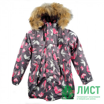 Куртка зимняя для девочки (ZI TONG) арт.sdh-KF8517-16 цвет серый Куртка зимняя для девочки (ZI TONG) арт.sdh-KF8517-16 цвет серый