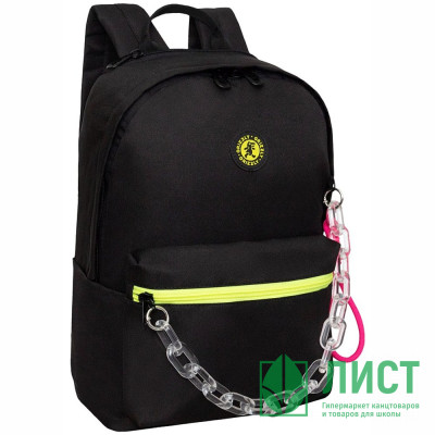 Рюкзак для девочек (Grizzly) арт.RXL-623-2/3 черный 26х38х12 см Рюкзак для девочек (Grizzly) арт.RXL-623-2/3 черный 26х38х12 см