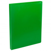 Папка скоросшиватель пружина А4 15мм пластиковая  0,5мм зеленая (Buro) арт.ECB04PGREEN