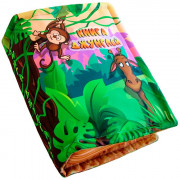 Подушка антистресс "Книга джунглей" коричнево-зеленый арт.ПТ-4005743023