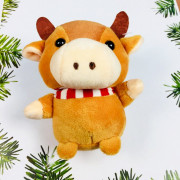 Игрушка мягкая СГ "Бычок в шарфике" 10см арт.541-271