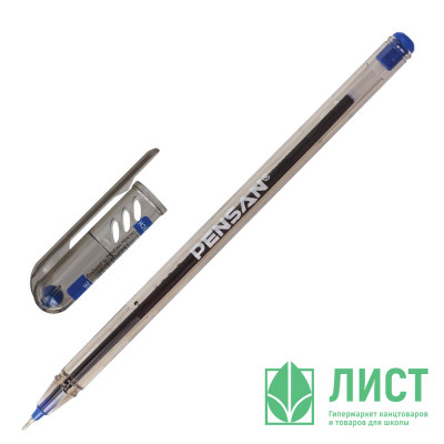 Ручка шариковая прозрачный корус (Pensan) MY-TECH синяя/масло/игла 0,7мм арт.2240/25BLUE (Ст.25) Ручка шариковая прозрачный корус (Pensan) MY-TECH синяя/масло/игла 0,7мм арт.2240/25BLUE (Ст.25)