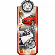 Закладка-магнит (ФДА-card) Мотоцикл и автомобиль арт.D-277 (Ст.240)